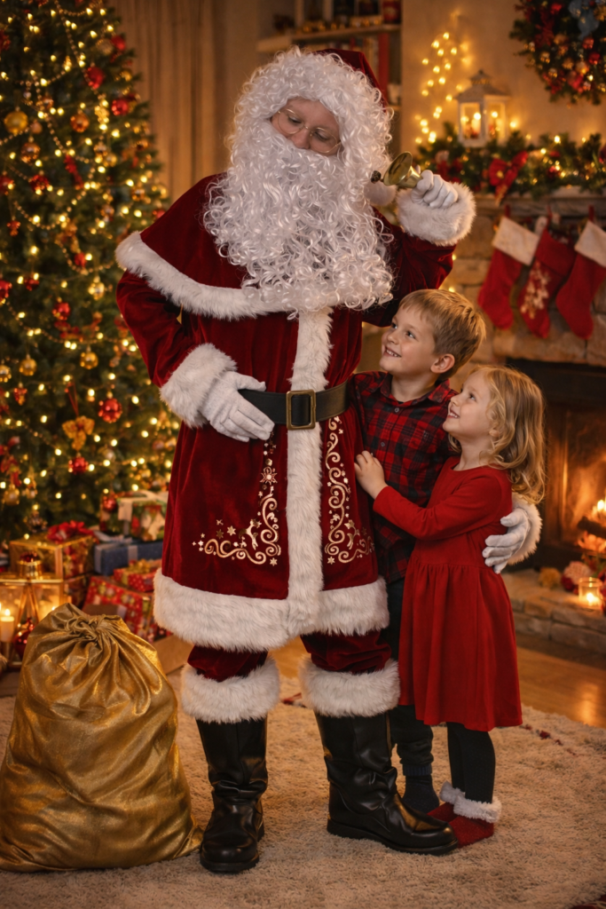 père noel 2 enfts