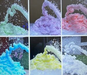 soiree mousse couleurs