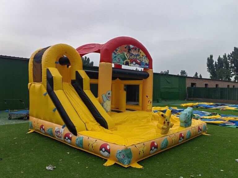Structure gonflable Pokémon sèche ou aquatique Happy Event